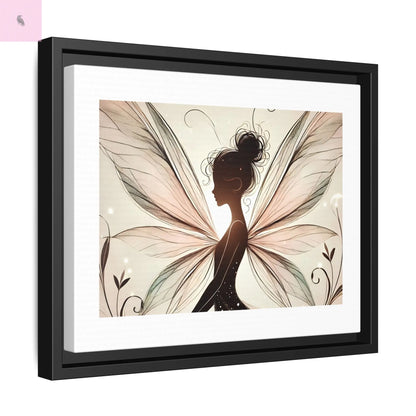 Framed Canvas Fairy wall art - The flirty crow