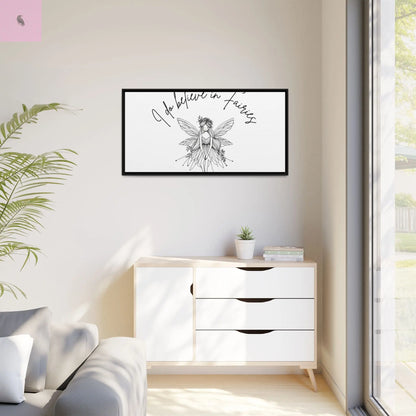 Fairies Canvas, Framed (Multi-color) - The flirty crow