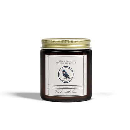 Candle 4oz/9oz Coconut Apricot Wax - Crow Lovers