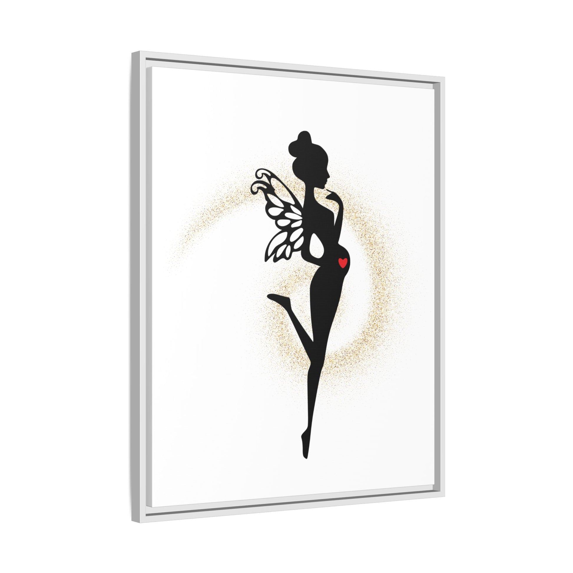 Framed Fairy Art Print - Enchanting Decor for Expecting Mothers, Baby Shower Gift, Elegant Nursery Wall Art, Whimsical Home Accent - The flirty crow