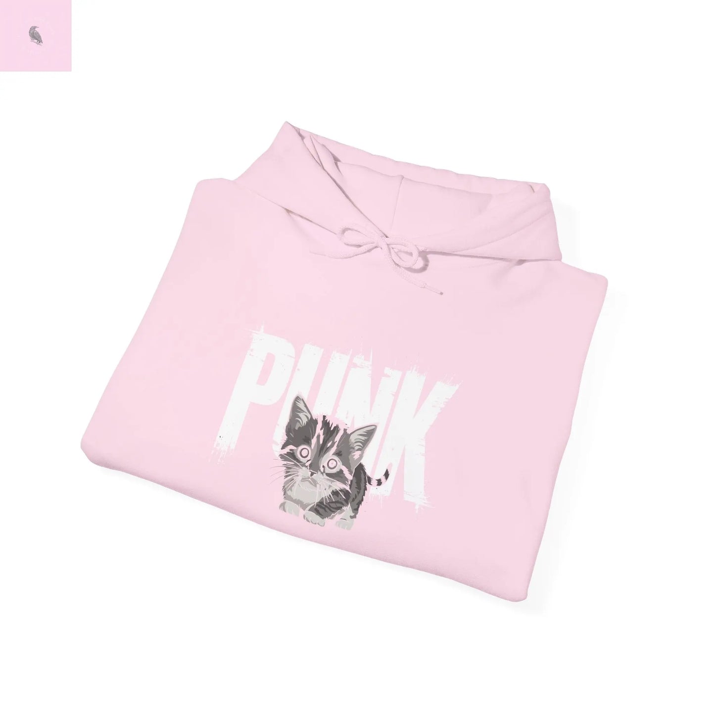 Punk Rock Cat Hoodie the flirty crow