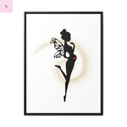 Framed Fairy Art Print - Enchanting Decor for Expecting Mothers, Baby Shower Gift, Elegant Nursery Wall Art, Whimsical Home Accent The flirty crow