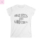 Boho Retro Hippy Women's Tee - High Fives and Good Vibes Design the flirty crow