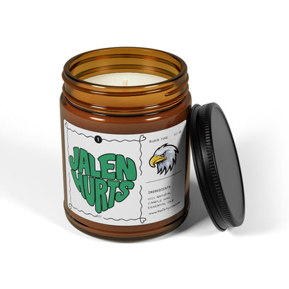 Philadelphia Eagles Candle, Jalen Hurts Football Fan Soy Candle,