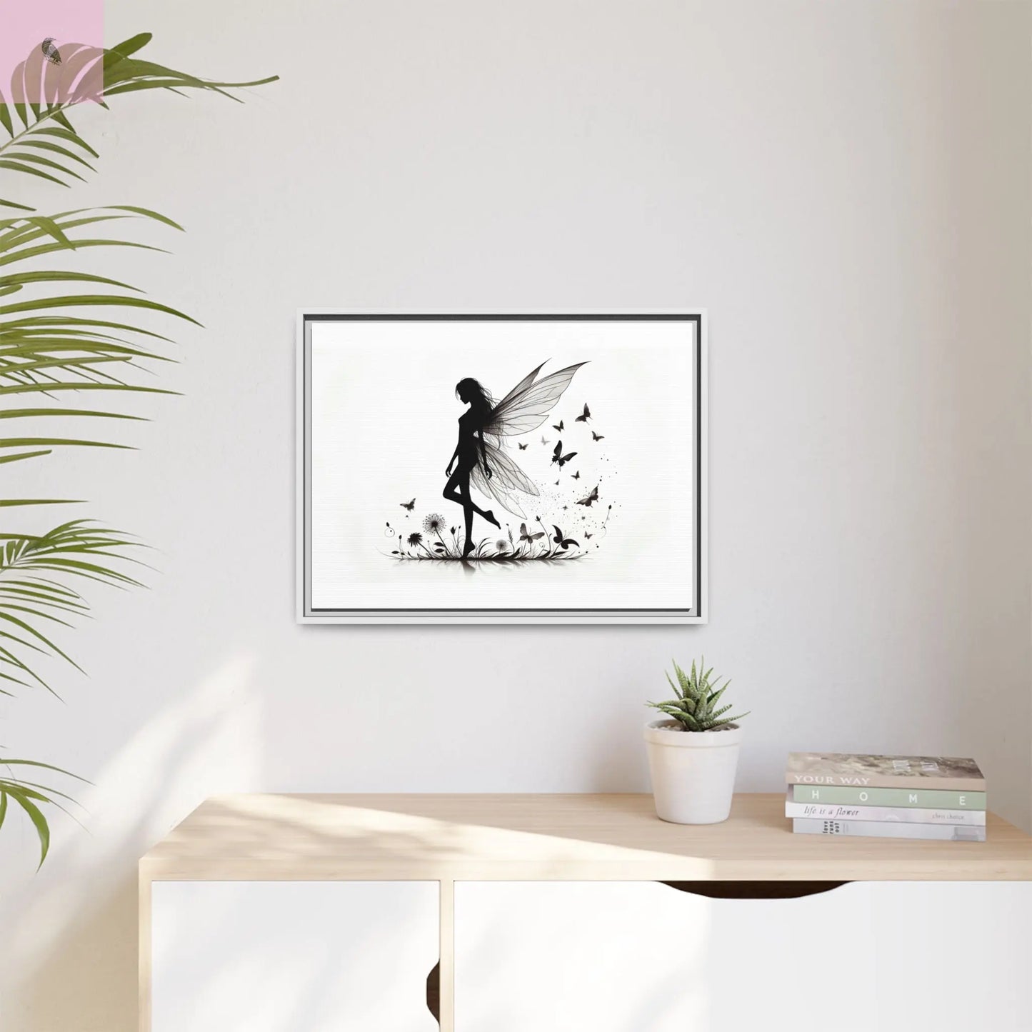 Fairy Canvas Wall Art - The flirty crow