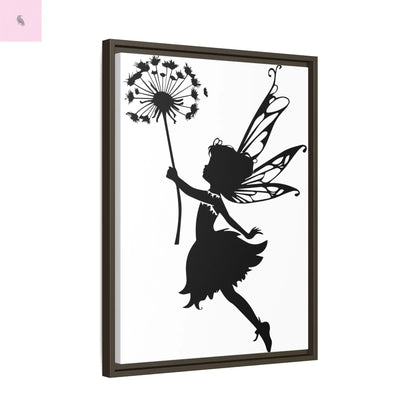 Framed canvas Fairy Silhouette Wall Art, Fairy lover Home Decor, Whimsical Framed Canvas, Fairy Gift, Kids Room Decoration, Nursery Art The flirty crow