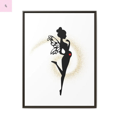 Framed Fairy Art Print - Enchanting Decor for Expecting Mothers, Baby Shower Gift, Elegant Nursery Wall Art, Whimsical Home Accent The flirty crow