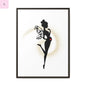 Framed Fairy Art Print - Enchanting Decor for Expecting Mothers, Baby Shower Gift, Elegant Nursery Wall Art, Whimsical Home Accent The flirty crow