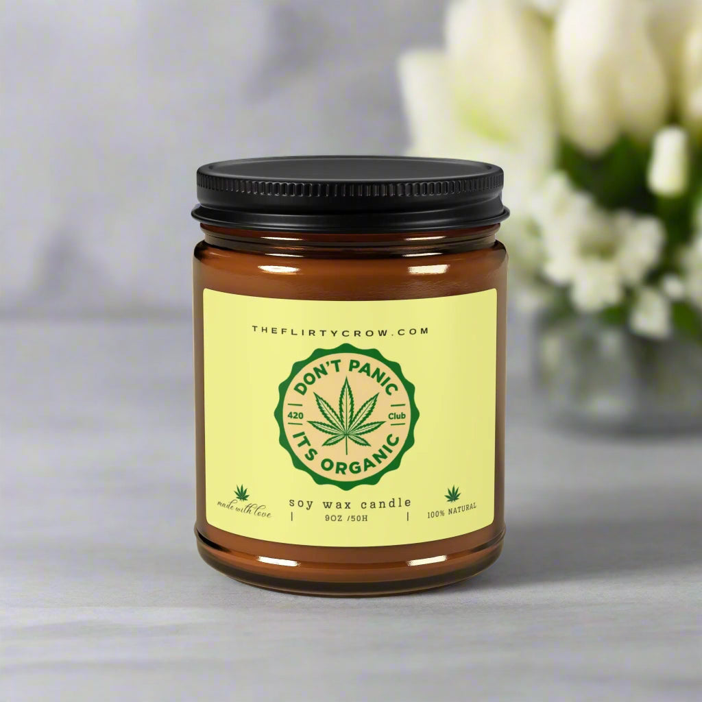 Candle Cannabis Club Soy - The flirty crow