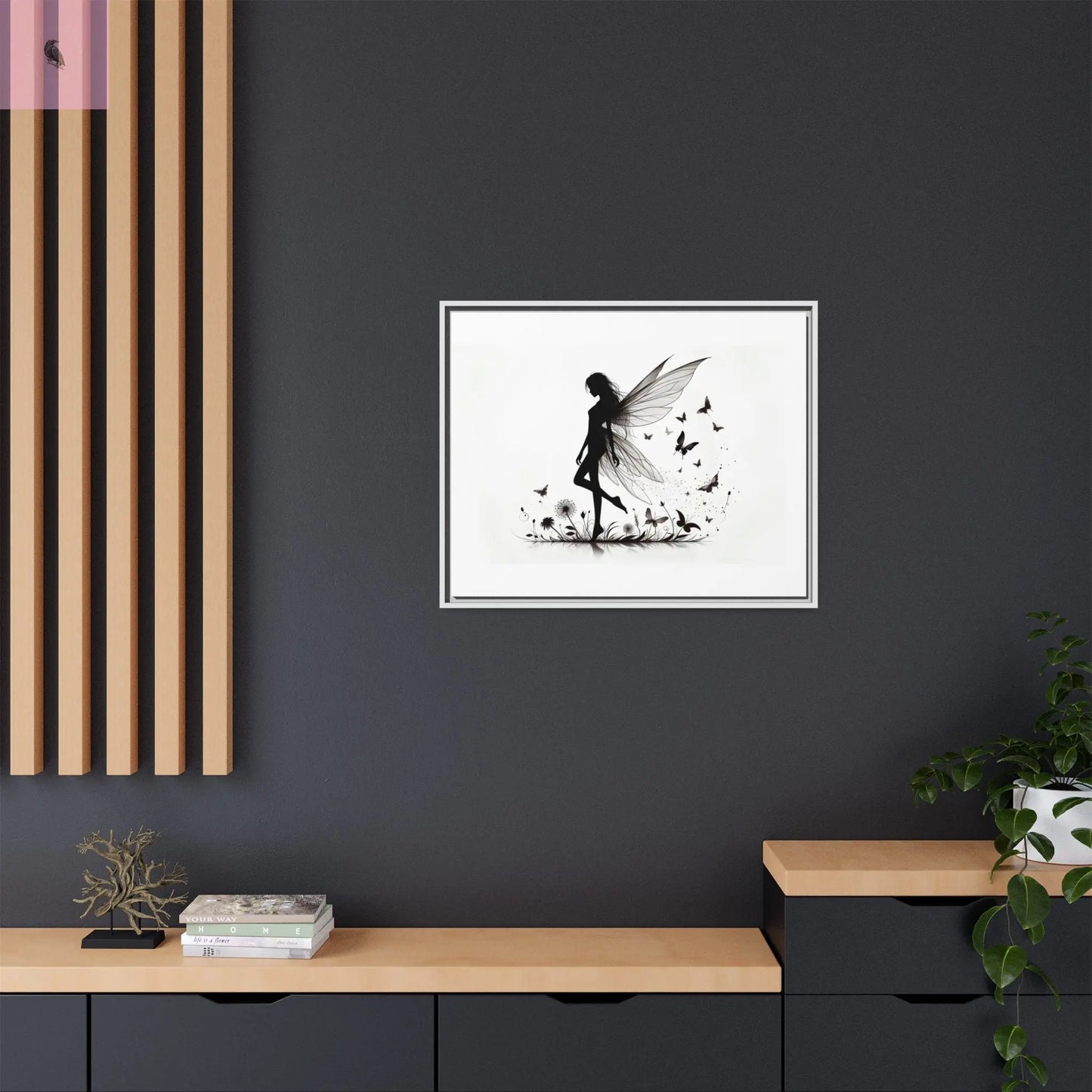 Fairy Canvas Wall Art - The flirty crow