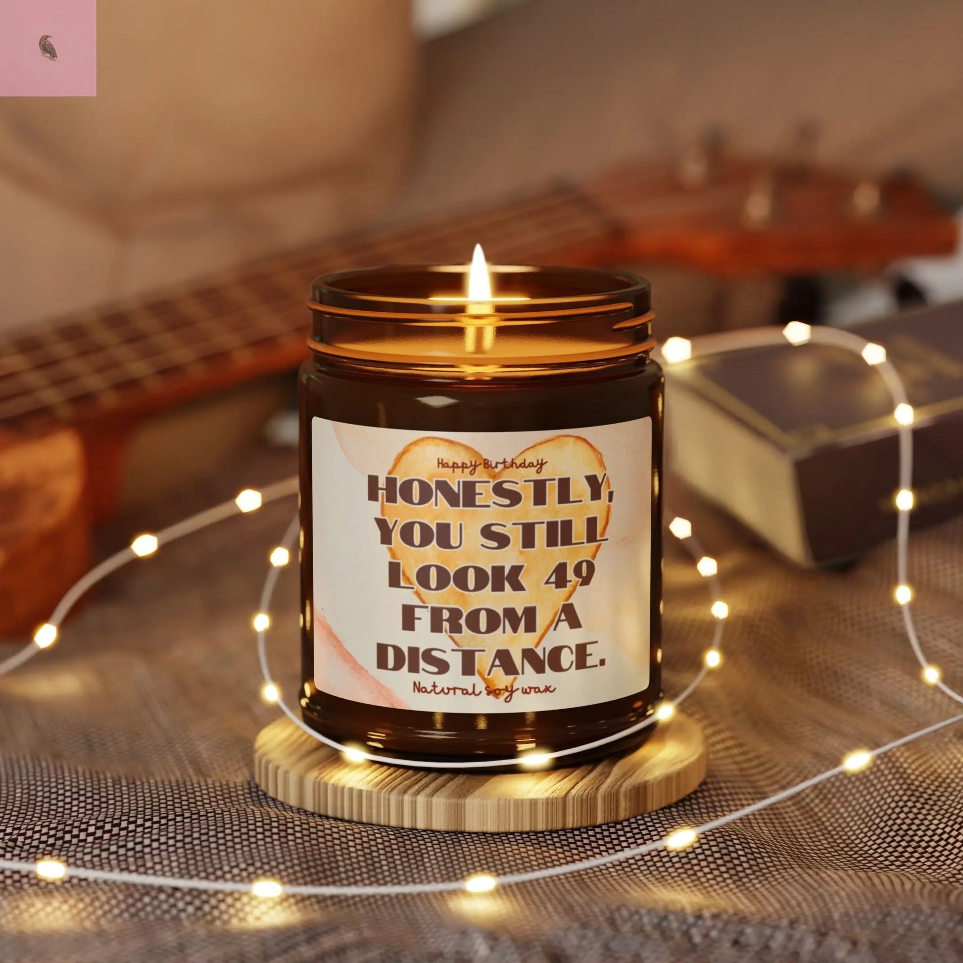 Birthday Funny Aging Candle - Soy Candle The flirty crow