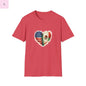 Hispanic Heritage Mexico America Flags Unisex T-Shirt The flirty crow