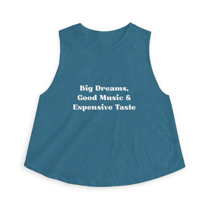 Women's Cropped tank top The flirty crow