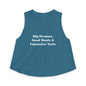 Women's Cropped tank top The flirty crow
