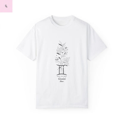 Gemini birth flower T-Shirt for Astrology Lovers The flirty crow