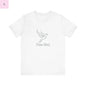 Free Bird Soft Cotton T-Shirt, Trendy Minimalist Bella+ Canvas Tee, Comfy Short Sleeve Shirt, Multiple Colors - Unisex Jersey Top bird lover gift birds the flirty crow