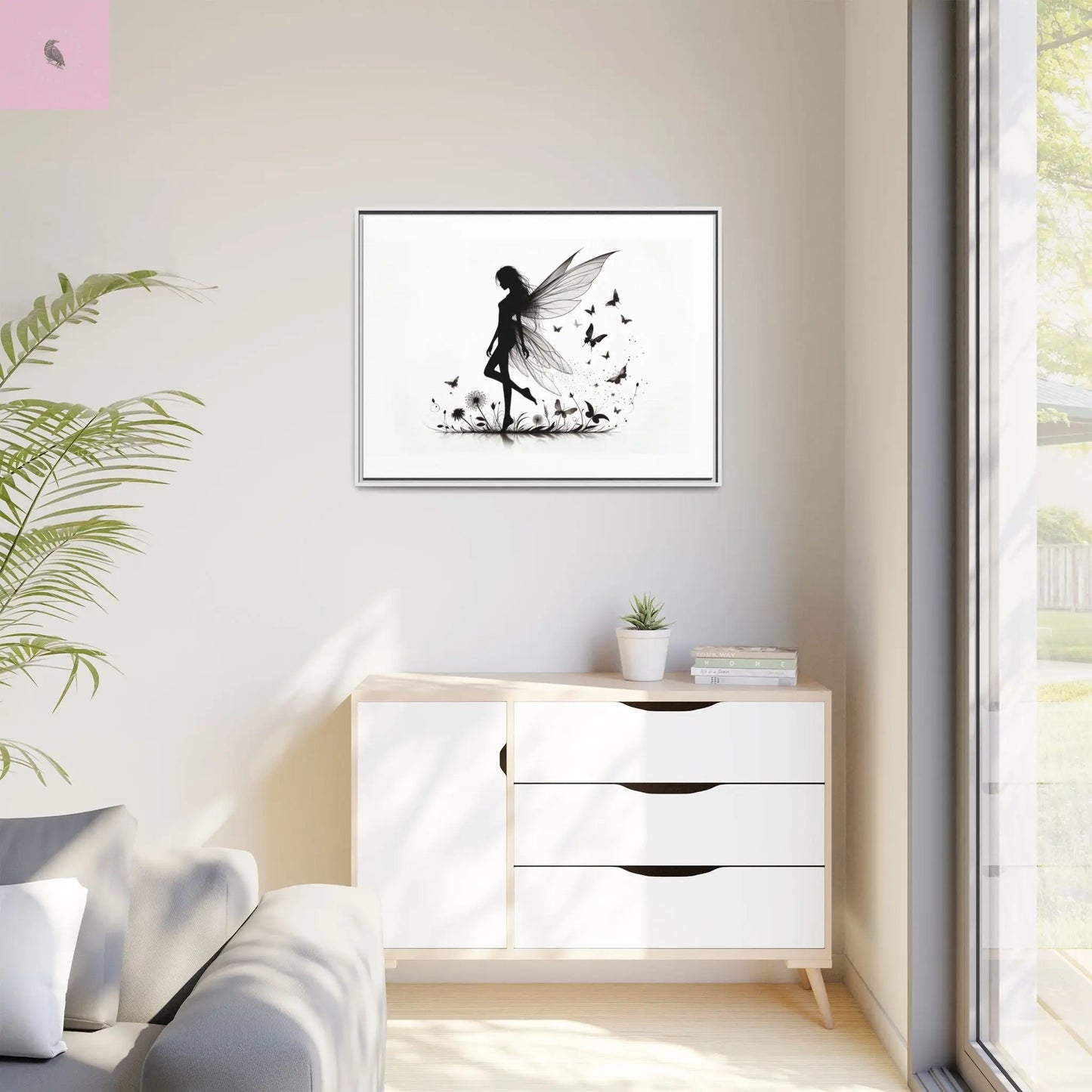 Fairy Canvas Wall Art - The flirty crow