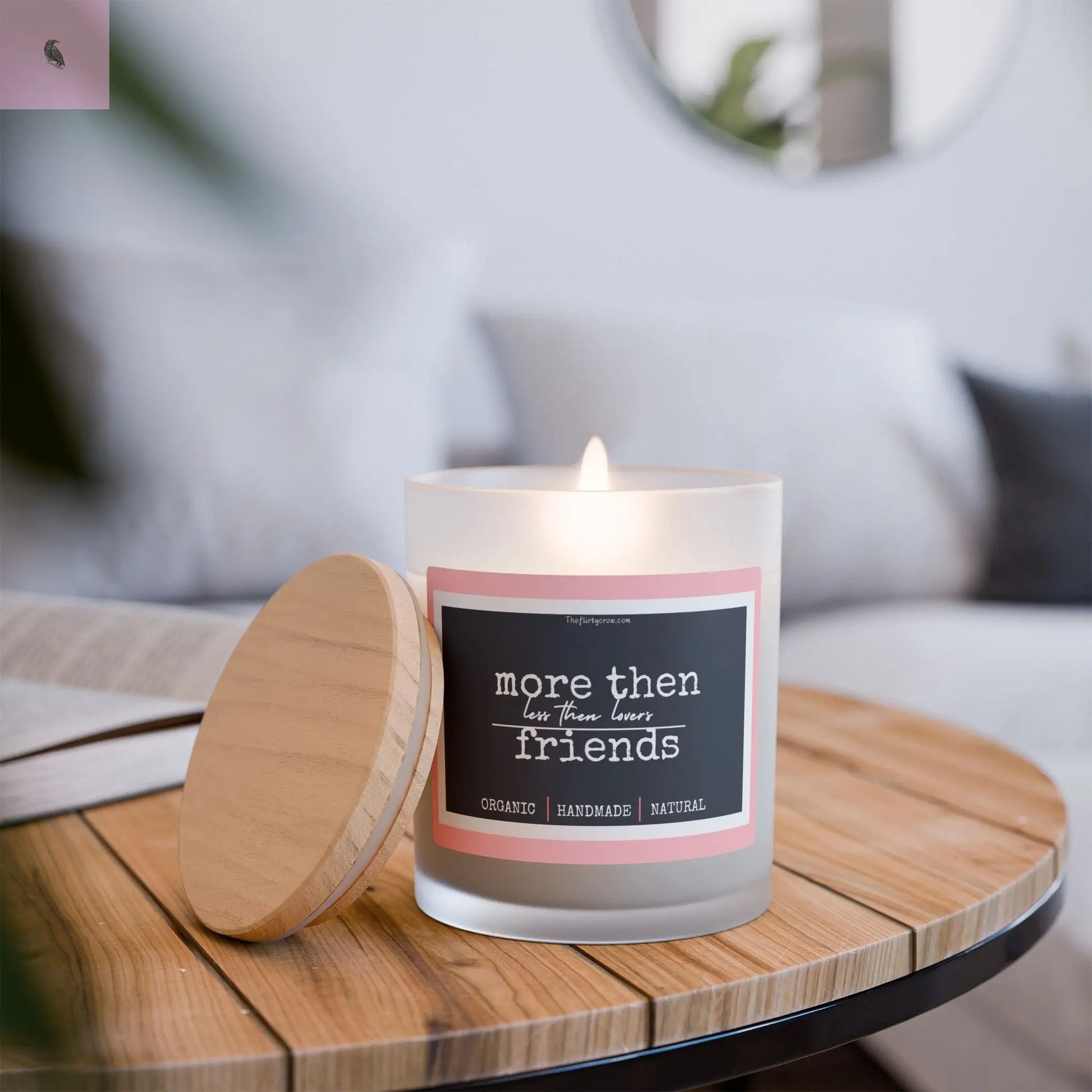 Friendship Candle The flirty crow