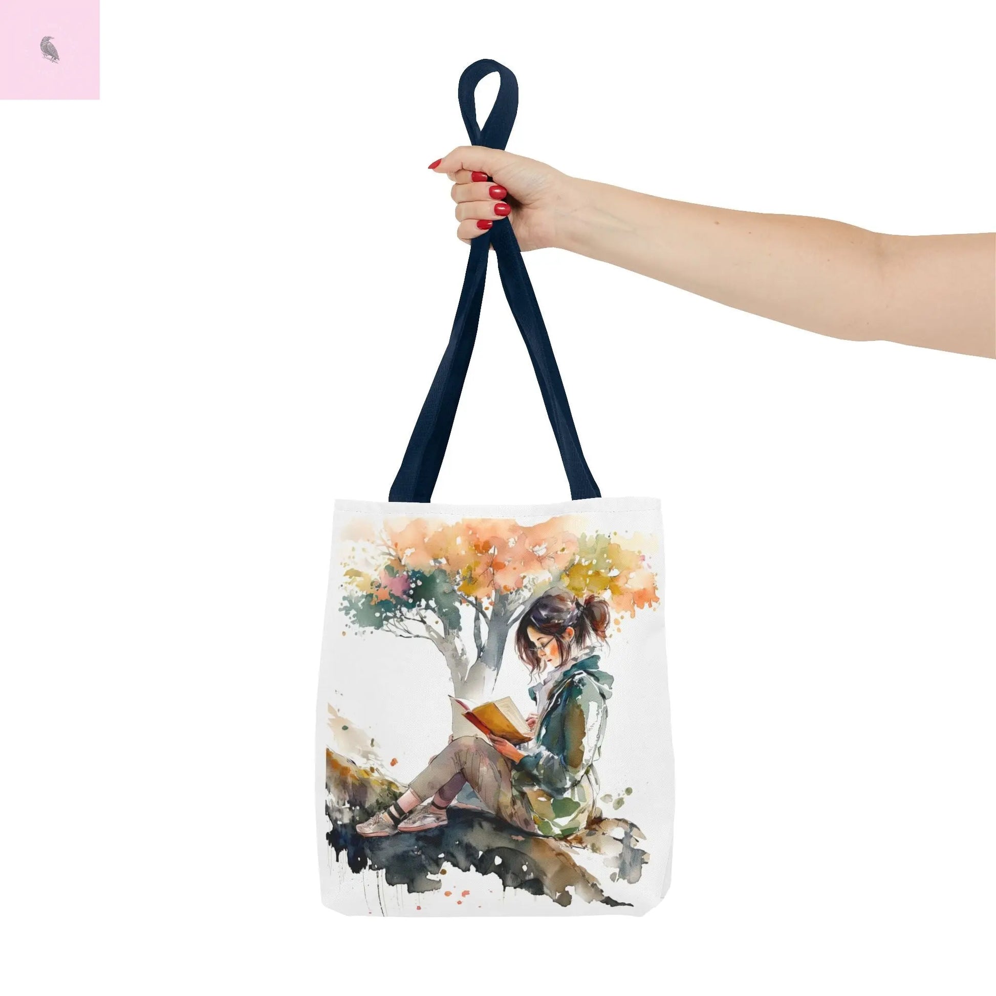 Reading Tote Bag, Literary Gift, Book Lover Tote, Eco-Friendly Bag, readers shopping Tote, book club bag The flirty crow