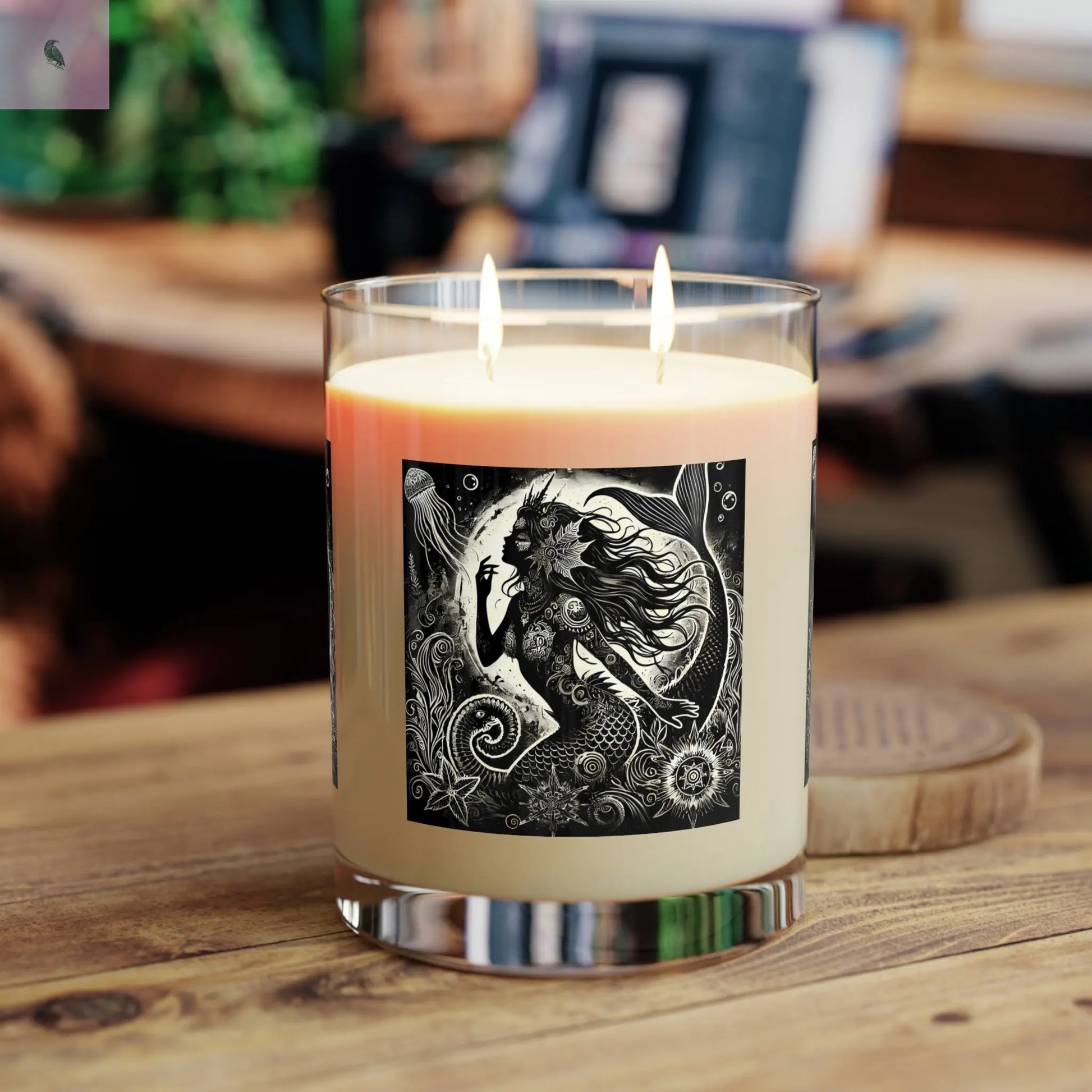 Mermaid Magic Glass Candle - 11oz The flirty crow
