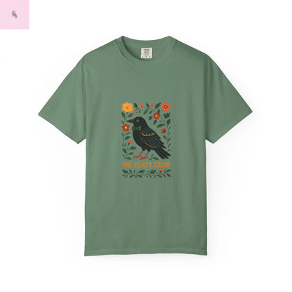 Flirty Crow Unisex  T-Shirt - Floral Design - The flirty crow