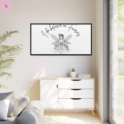 Fairies Canvas, Framed (Multi-color) - The flirty crow
