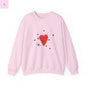 Heart Love Crewneck Sweatshirt The flirty crow