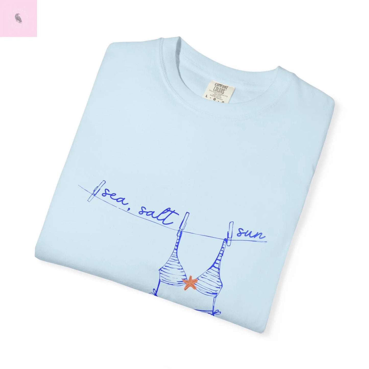 Summer beach tee, Beach Vacation  tshirt, Comfort Colors tee, Unisex T-shirt , gift for her,beach lover gift. The flirty crow