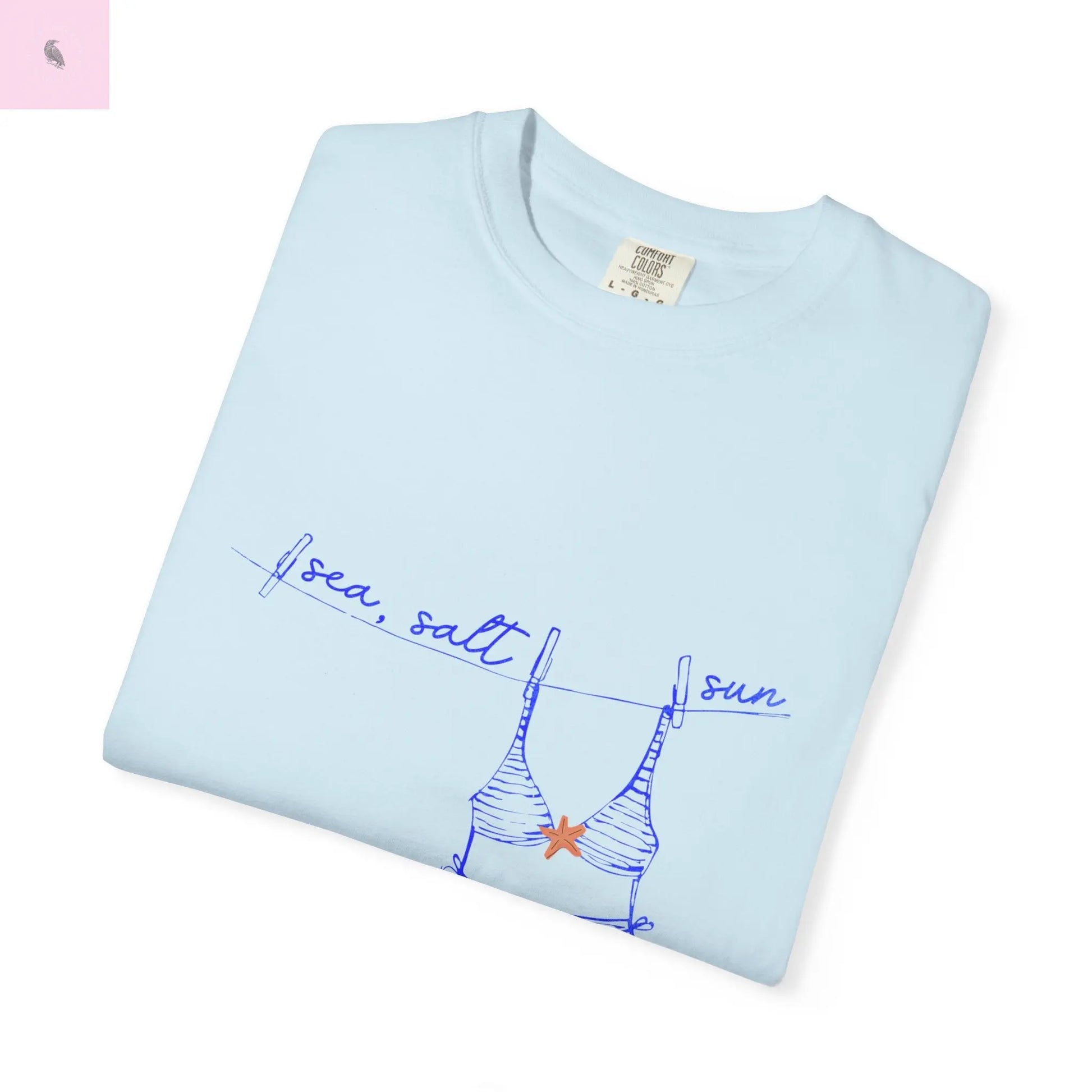 Summer beach tee, Beach Vacation  tshirt, Comfort Colors tee, Unisex T-shirt , gift for her,beach lover gift. The flirty crow
