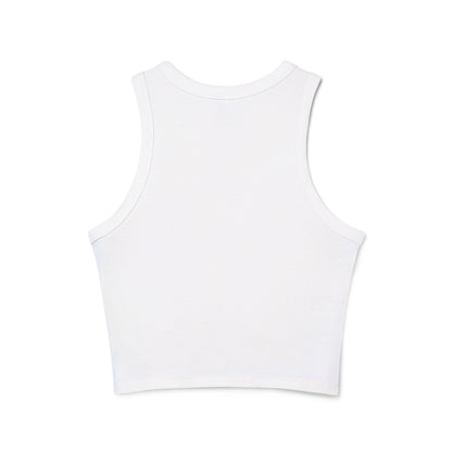 Faithful to the Bay Women’s Micro Tank Top, Casual Summer Top, Sportswear, Gift for Sports Fans, 49er fan gift Printify