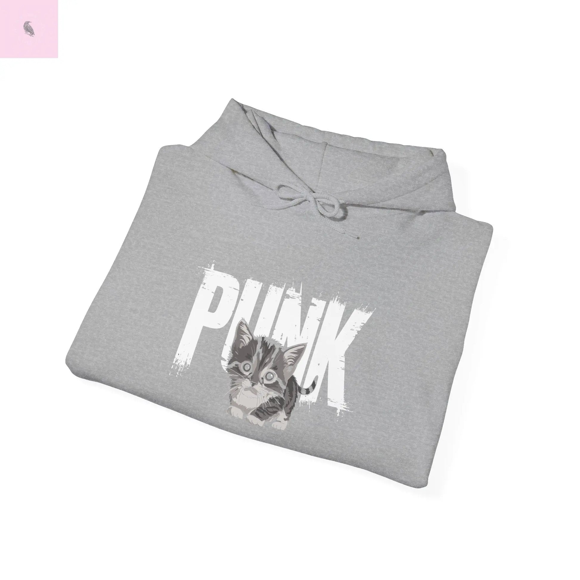 Punk Rock Cat Hoodie the flirty crow