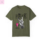 Punk Rock Unisex Garment-Dyed T-Shirt - Retro Graphic Tee for Music Lovers The flirty crow