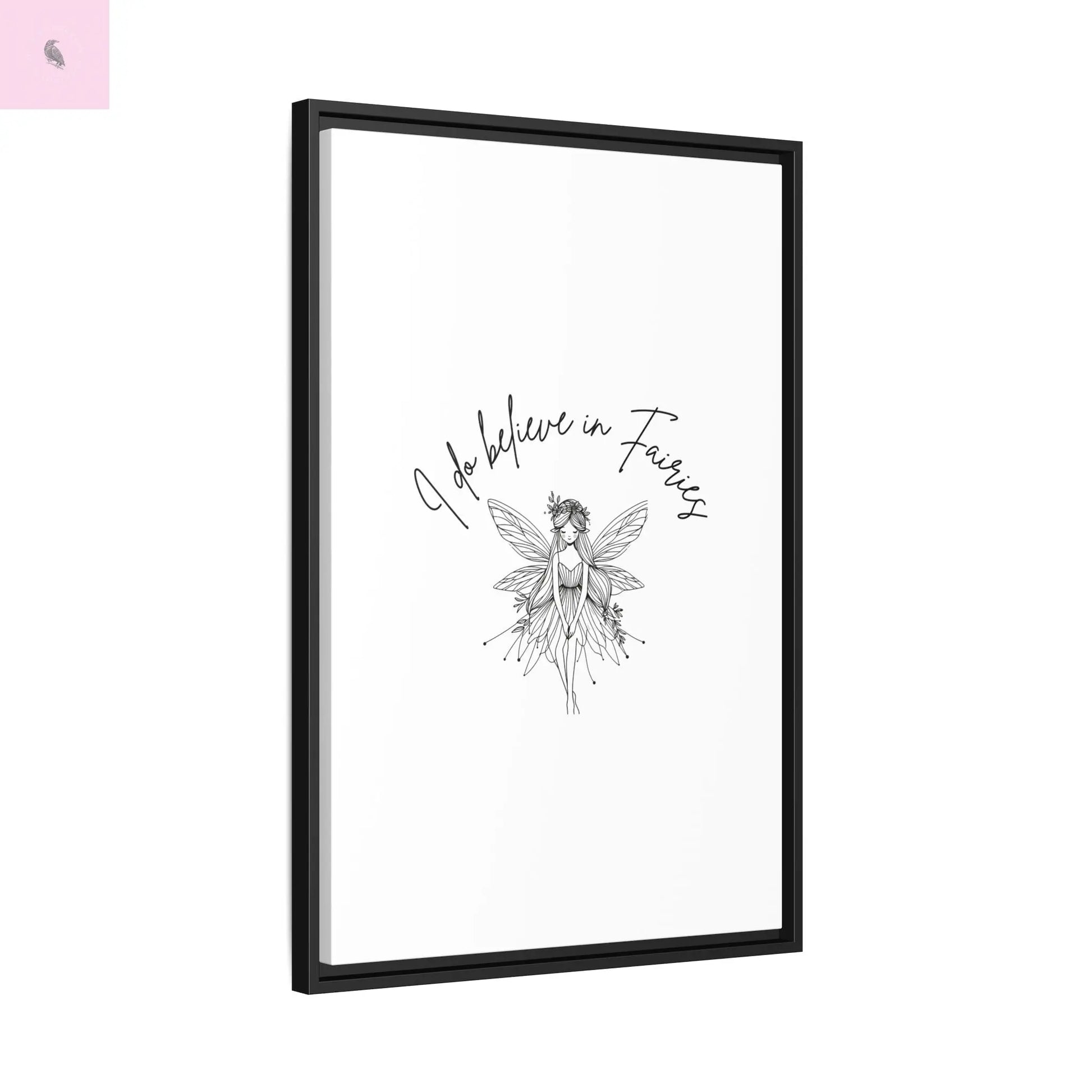 Fairies Canvas, Framed (Multi-color) - The flirty crow