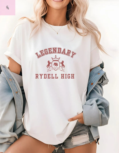 Legendary Rydell High Unisex Softstyle T-Shirt - Vintage highschool Tee The flirty crow