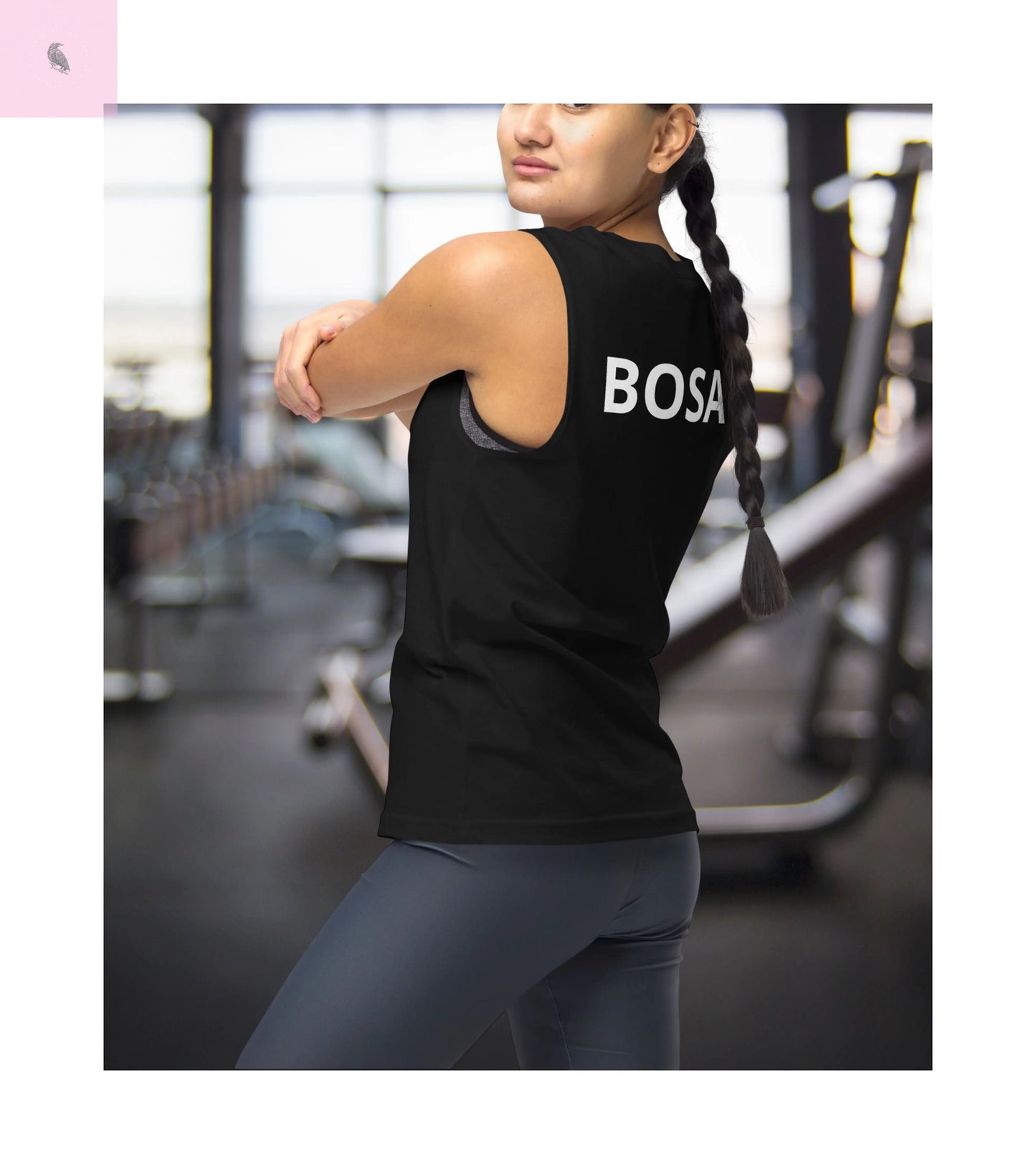 Unisex Nick Bosa Muscle Shirt The flirty crow