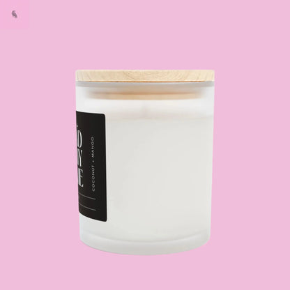 Frosted Glass Candle - "I Read Past My Bedtime" - Cozy Home Decor - Ideal Gift for Book Lovers The flirty crow