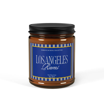 Los Angeles Rams Scented Soy Candle, Gift for Football fan