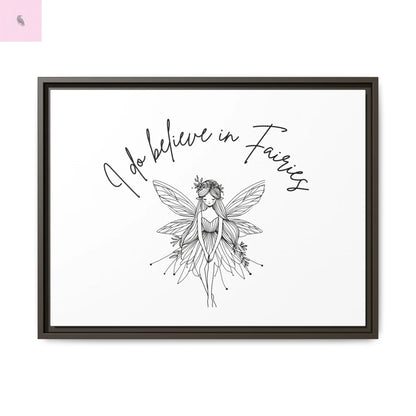 Fairies Canvas, Framed (Multi-color) - The flirty crow