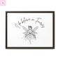 Fairies Canvas, Framed (Multi-color) - The flirty crow