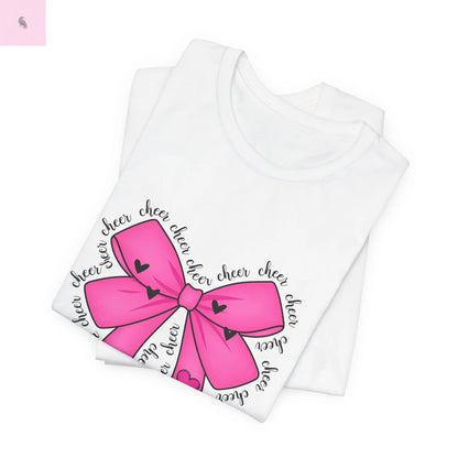 Coquette cheerleader tee, dance, team spirit quality cotton bella+canvas cheer tshirt the flirty crow