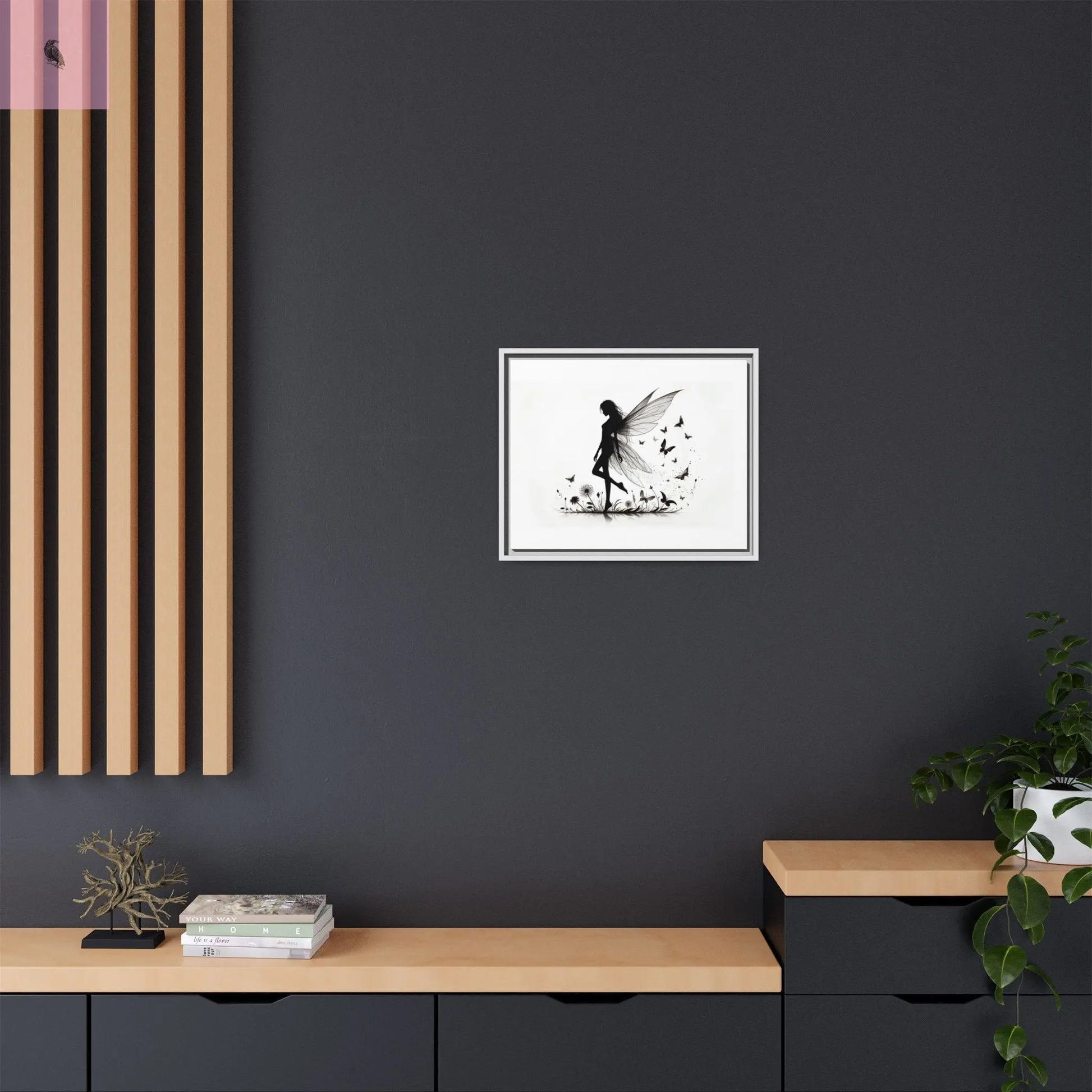 Fairy Canvas Wall Art - The flirty crow
