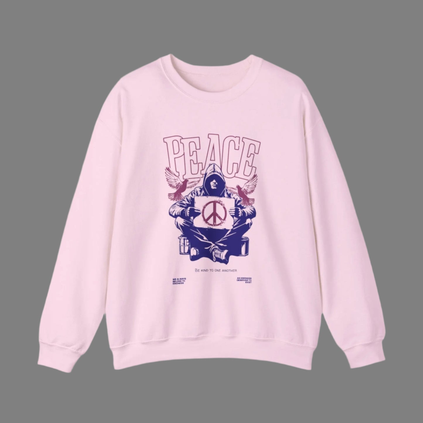 Unisex Peace Crewneck Sweatshirt - Embrace Harmony Printify