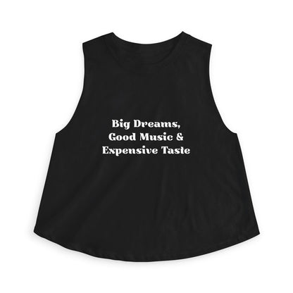 Women's Cropped tank top The flirty crow