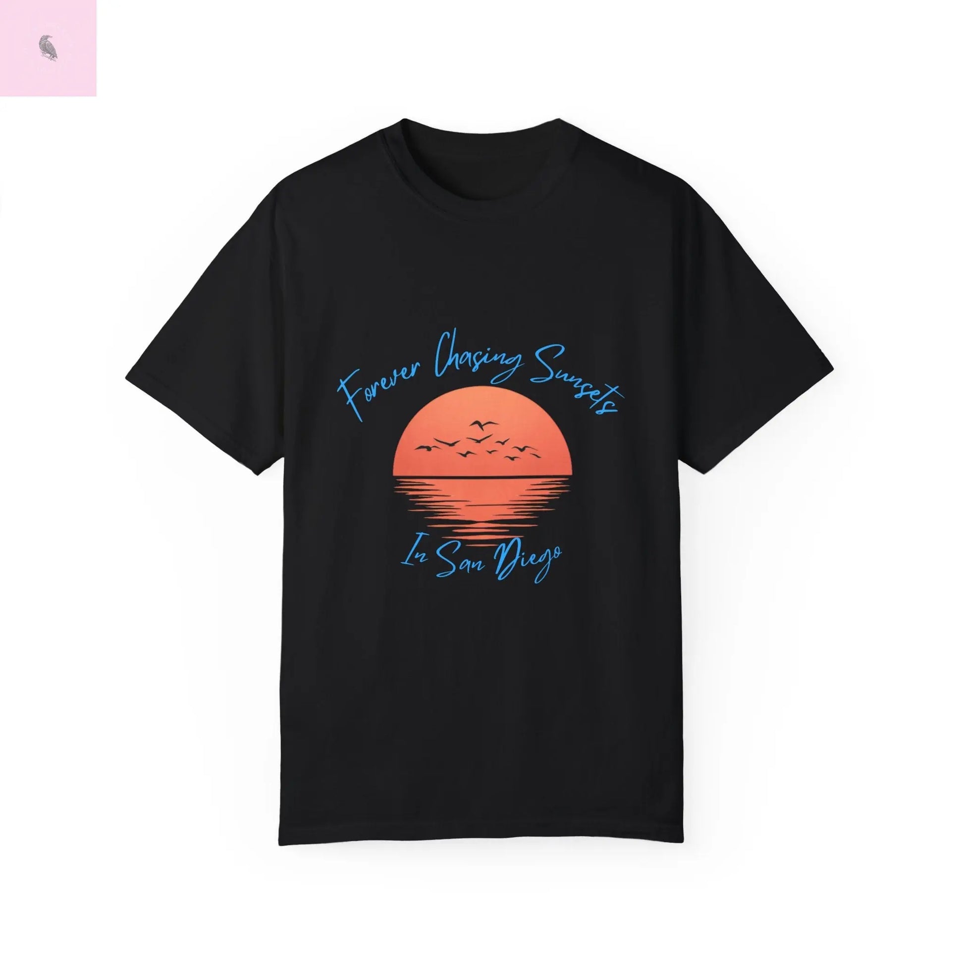 Chasing Sunsets T-Shirt - San Diego California Custom Colors The flirty crow