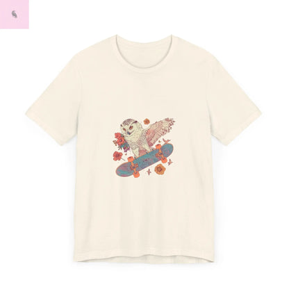 Skateboarding Owl Lovers Tee The flirty crow