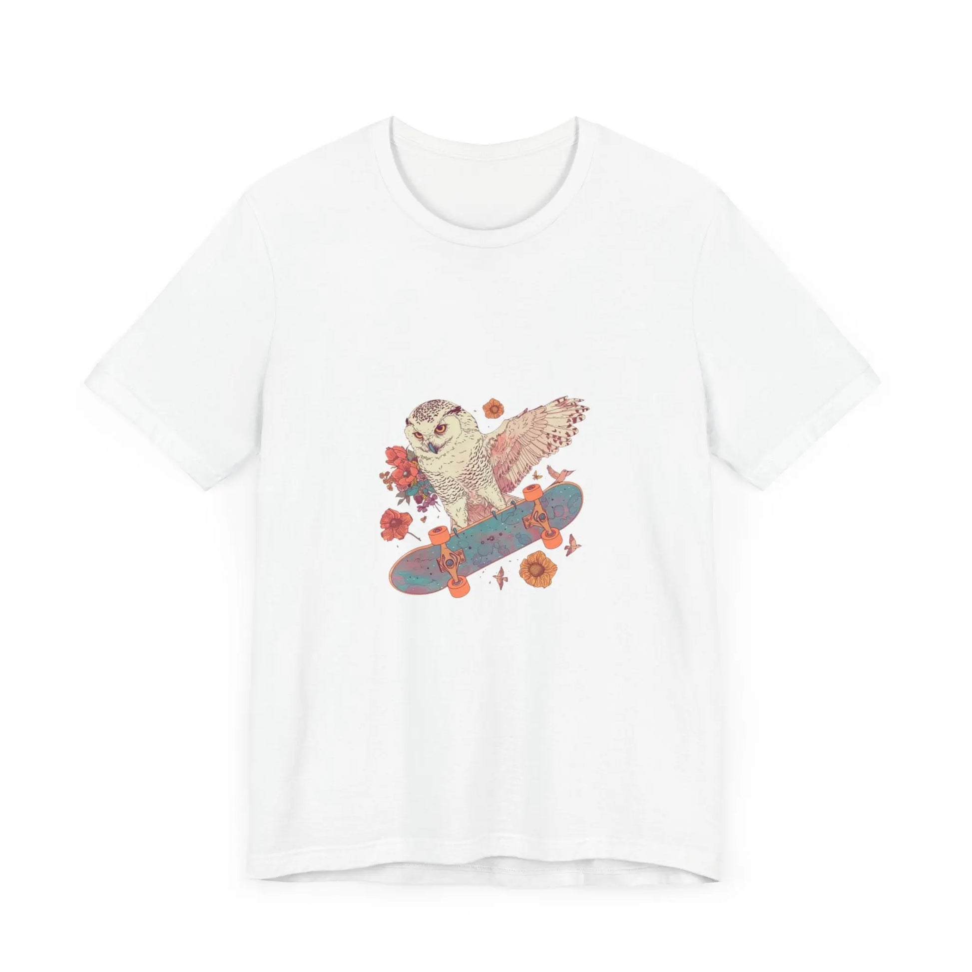 Skateboarding Owl Lovers Tee The flirty crow