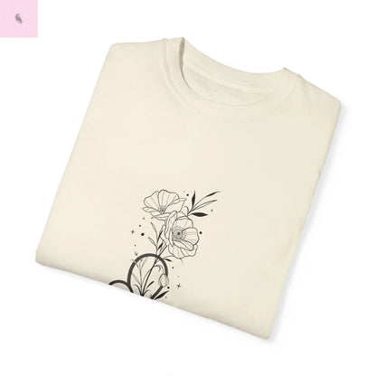 Leo birth flower T-Shirt for Astrology Lovers Printify