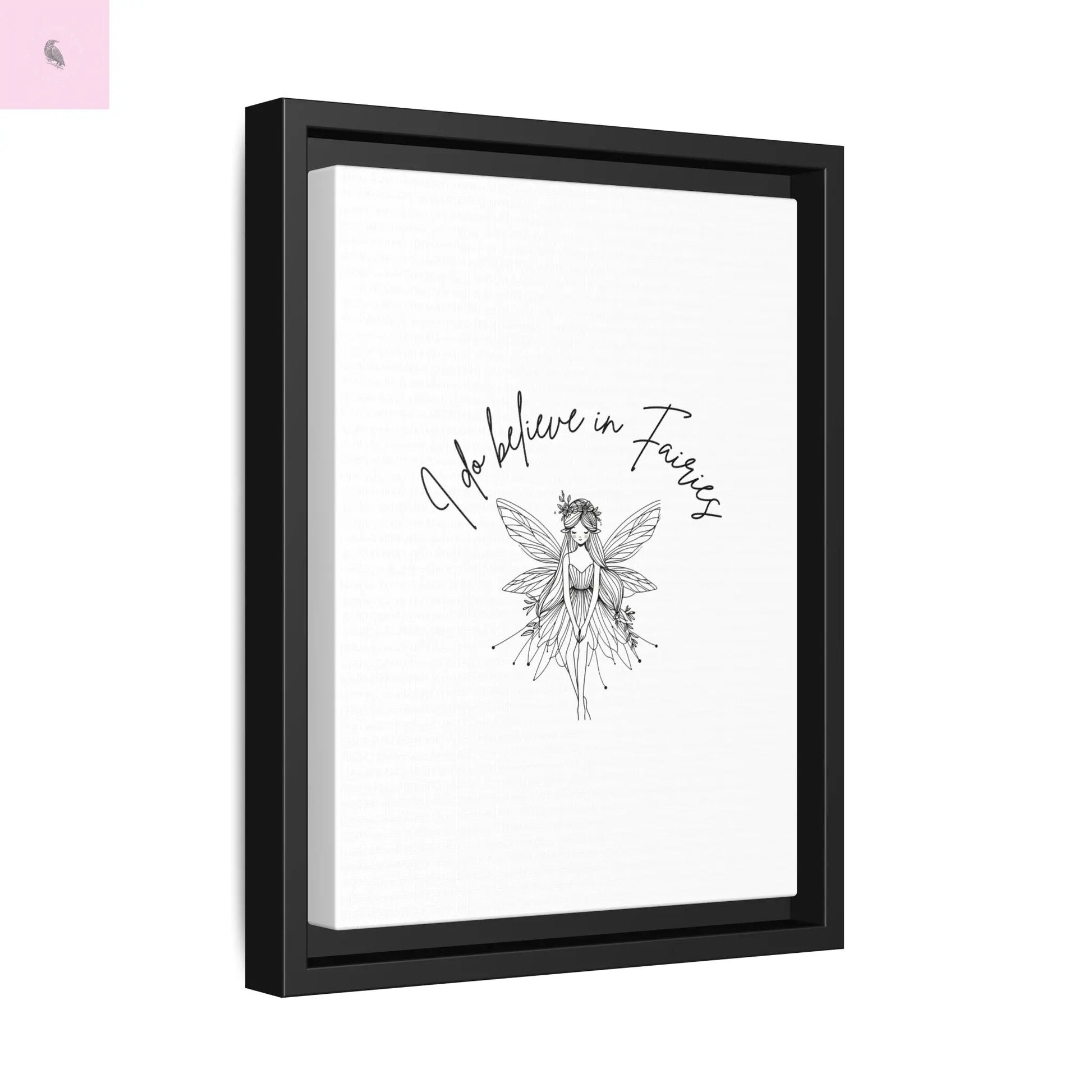 Fairies Canvas, Framed (Multi-color) - The flirty crow