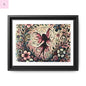 Framed Canvas Fairy art - The flirty crow