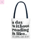 Book Lover Tote Bag, Funny Reading Quote, Literary Gift, Planner Bag, Library Tote, Reading Accessories, beach tote, grocery tote Printify